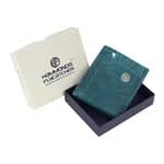 Hammonds Flycatcher Croco Blue Genuine Leather Wallet For Men