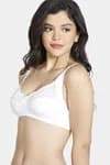 Zivame Basics Double Layered Non Wired 3/4th Coverage Bra-White