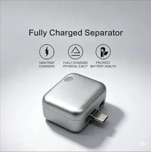100% MG19 Smart Power Auto Disconnector – Type-C Charging Cut-Off Protector - Available at AfnoBazar Nepal