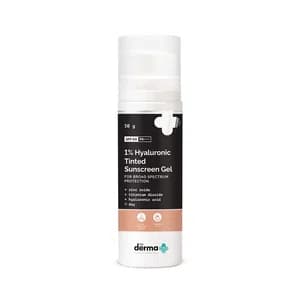 The Derma Co 1% Hyaluronic Tinted Sunscreen - 50g