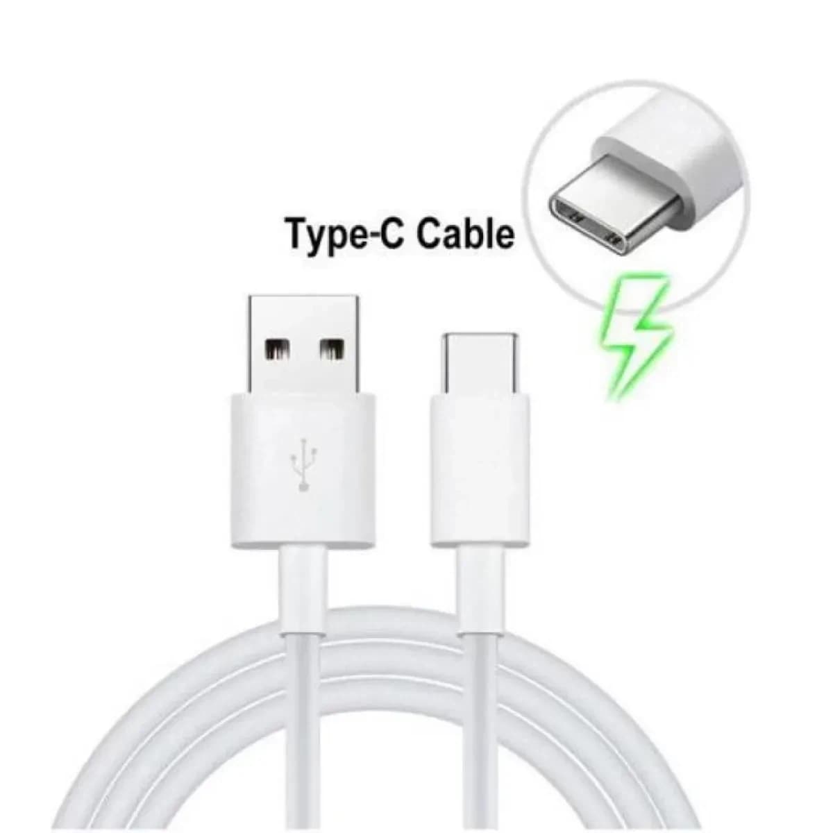 Solid Power Type A To C Data Cable For Charging And Data Transfer For Mobile Devices
