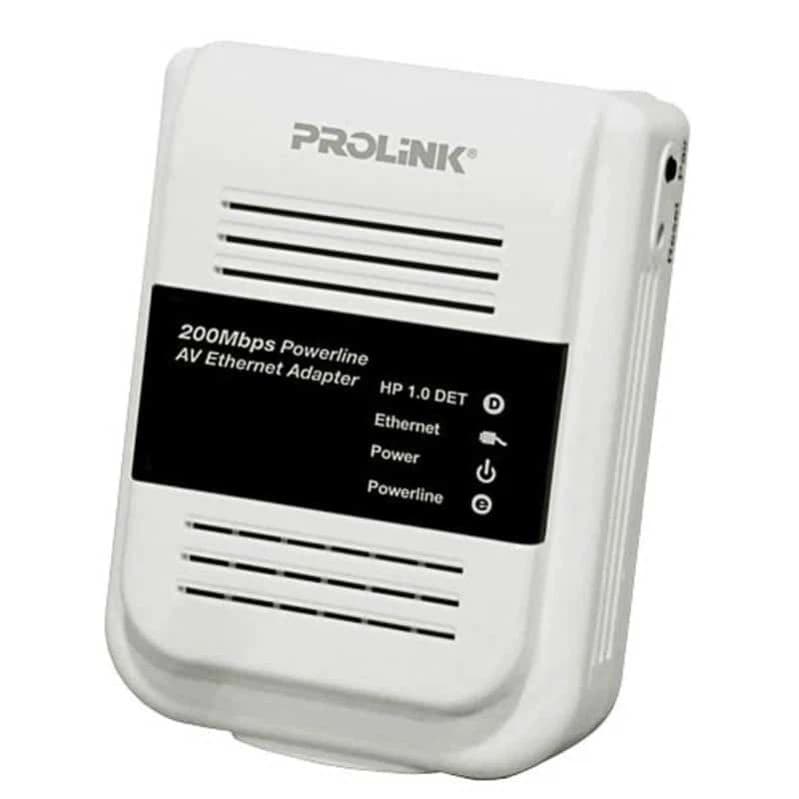 Prolink Powerline AV Ethernet 200Mbps Networking Device - PPL1201