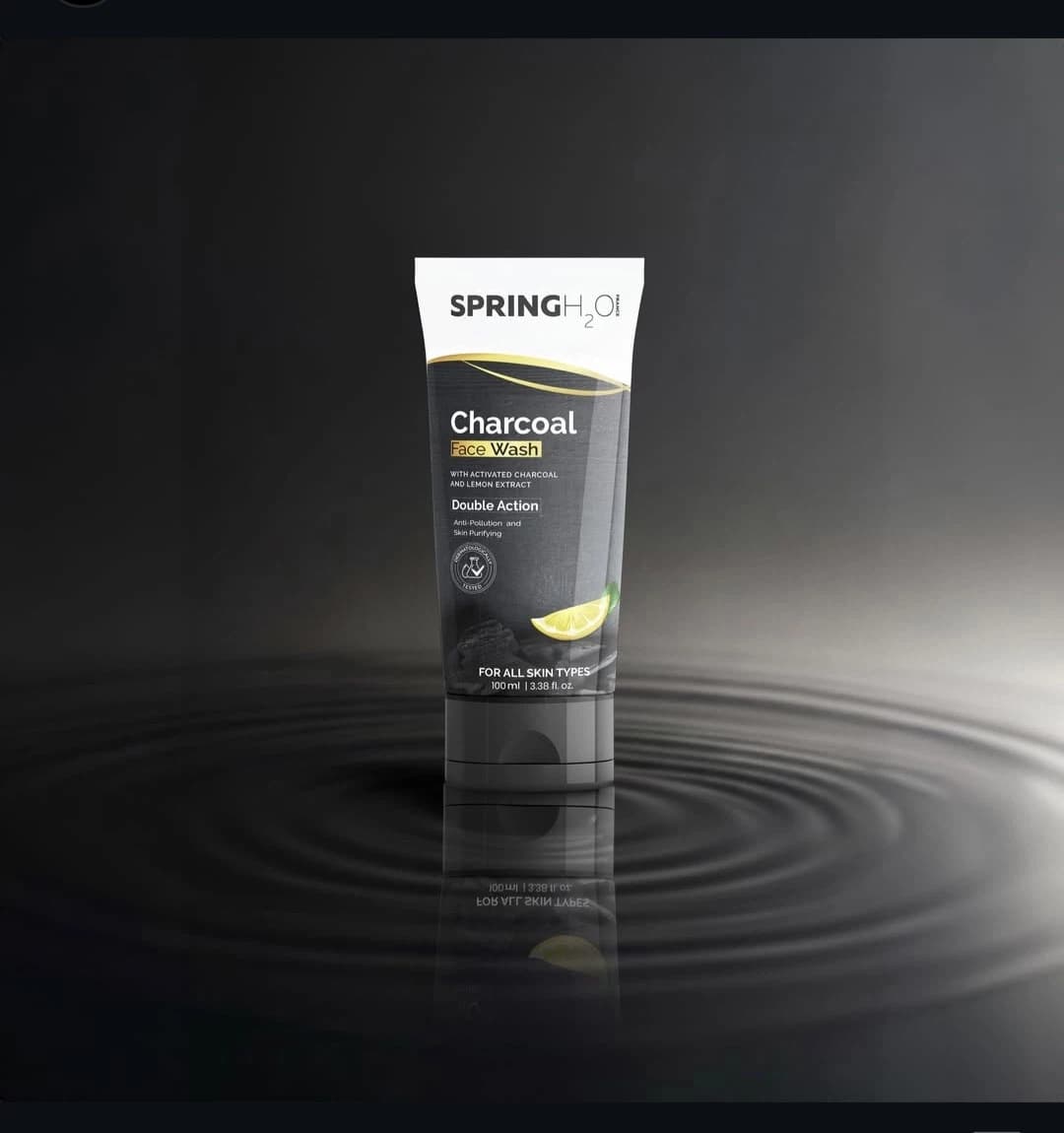 SPRINGH20 CHARCOAL FACE WASH