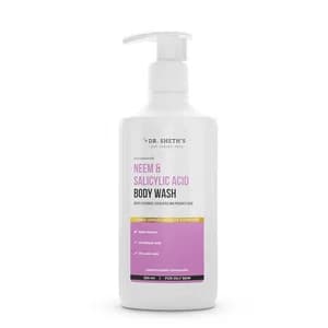 Dr. Sheth's Neem & Salicylic Acid Body Wash for Body Acne Men & Women 250 mL