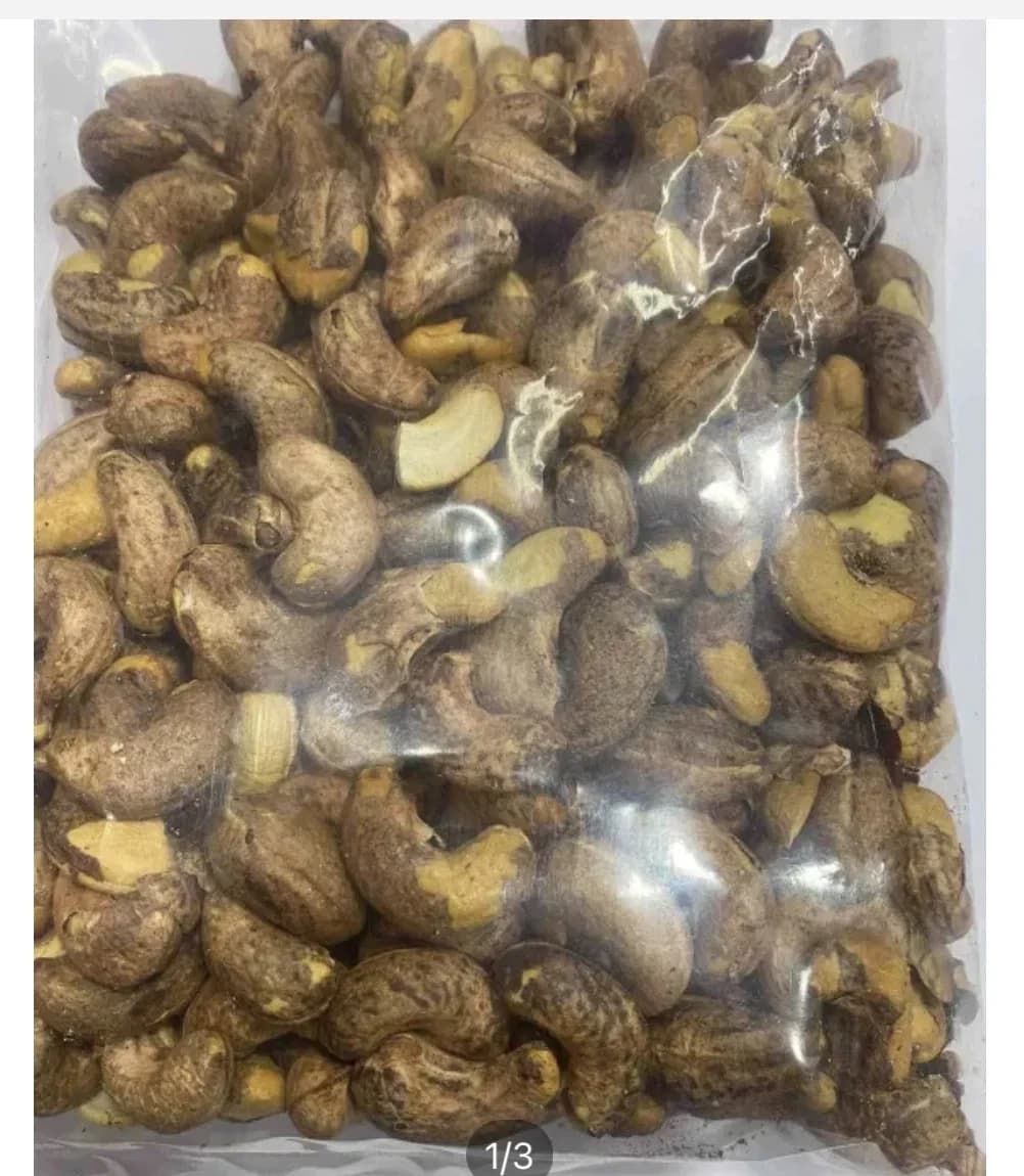 Fried And Salted Jumbo Cashew Nut (Kaju) 500Gm Packet