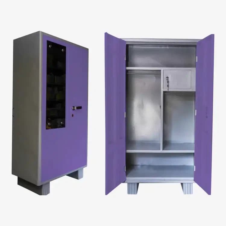 Purple Color Plain Locker Full Door Mirror Leg Daraz