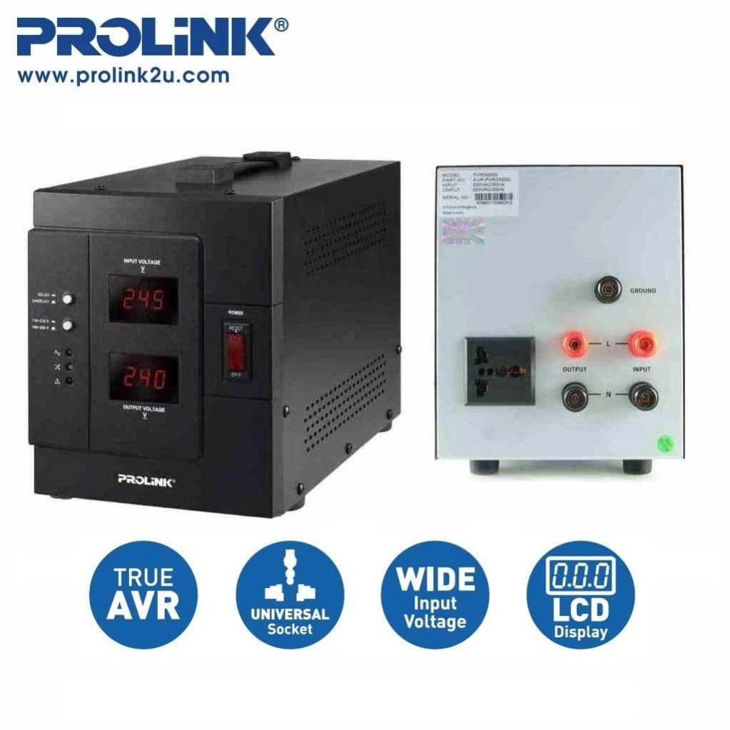 Prolink Auto Voltage Regulator 3000VA - PVR3000D